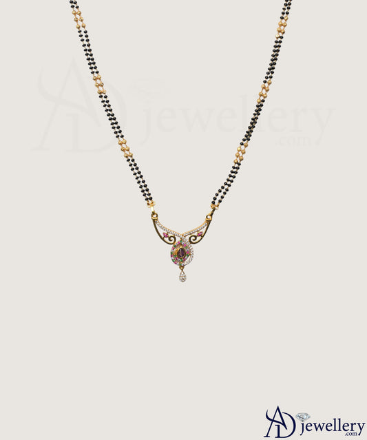 Aakriti Traditional Gold and Diamond Mangalsutra