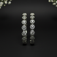 ADjewellery Rhodium Plated CZ (Cubic Zirconia) Celestia Diamond Bangle Set
