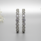 ADjewellery Rhodium Plated CZ (Cubic Zirconia) Celestia Diamond Bangle Set
