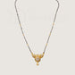 Gold-Plated Mangalsutra with a Teardrop Pendant