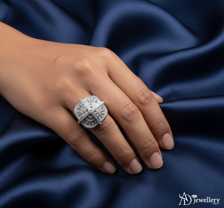 Regal Marquise Tier Ring