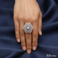 Flourishing Filigree Diamond Cocktail Ring