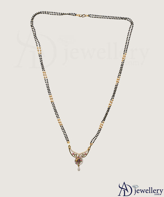Aakriti Traditional Gold and Diamond Mangalsutra