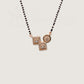 Geometric Glam Diamond Pendant Mangalsutra