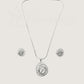 Celestial Vortex Diamond Pendant and Stud Set