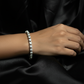 Ensemble de bracelets Eternal Line ADjewellery plaqués rhodium et sertis de zircone cubique