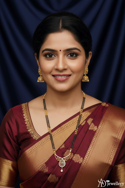 Aakriti Traditional Gold and Diamond Mangalsutra