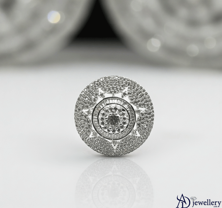 Stellar Cluster Cocktail Ring