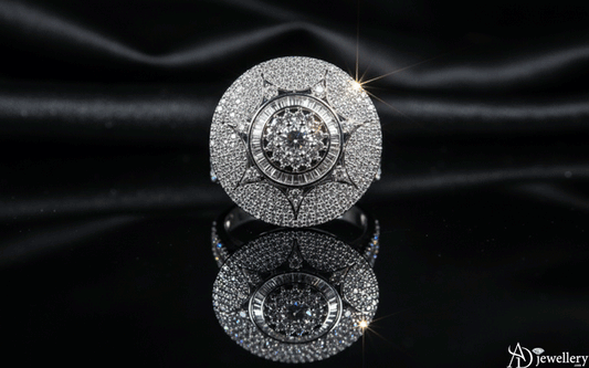 Stellar Cluster Cocktail Ring