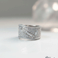 Glimmering Cascade Diamond Statement Ring