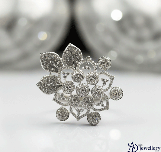 Daisy Cluster Engagement Ring