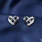 Intertwined Hearts of Radiance Stud Earrings