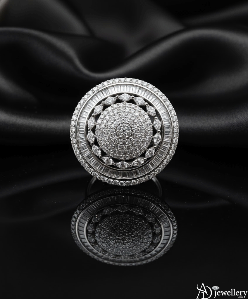Stellar Dome Pave Ring