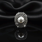 Cosmic Swirl Pearl Ring